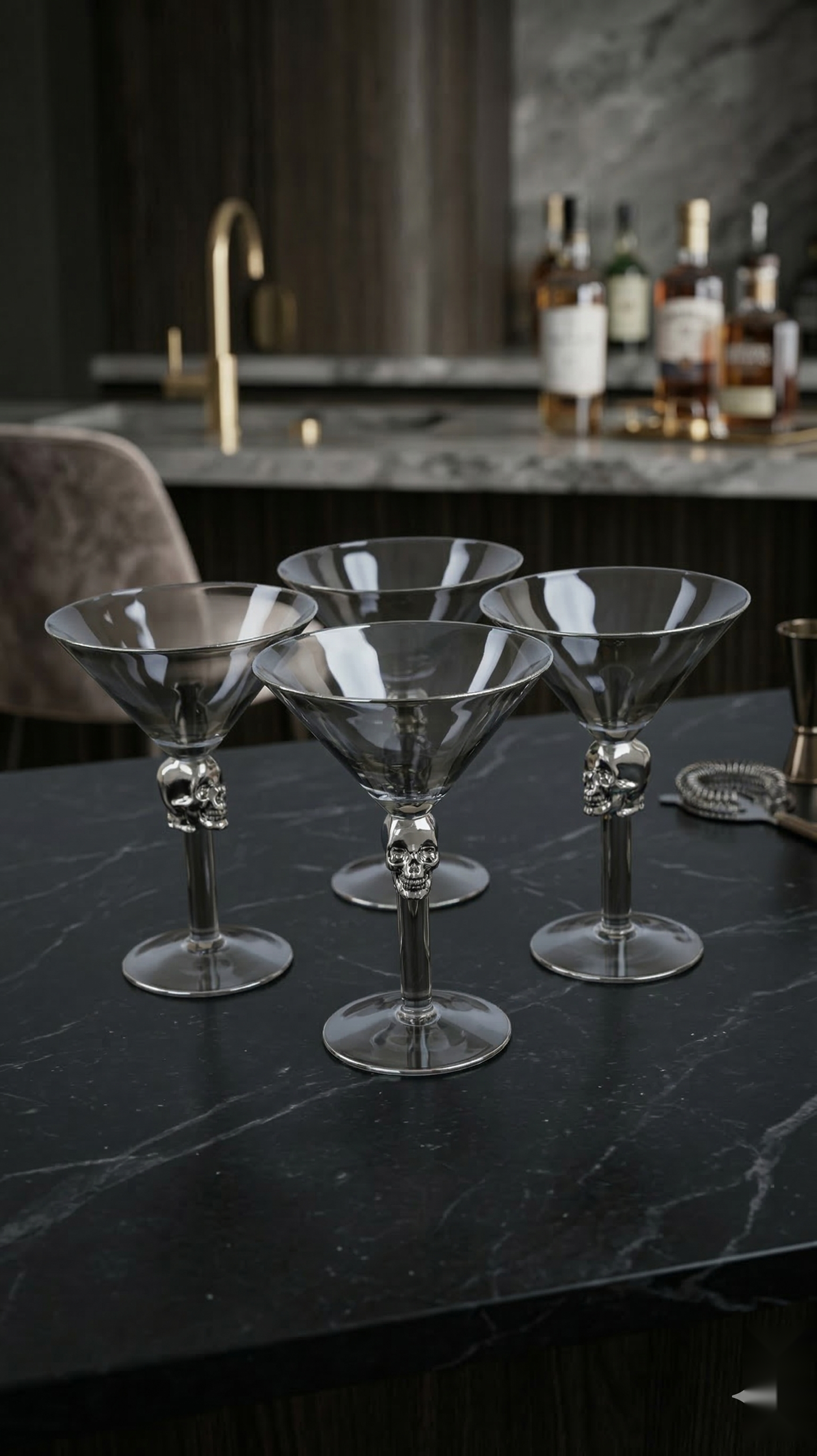 Gilded Ghost Glass