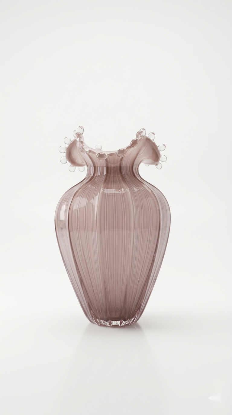 Rose Glass Vase