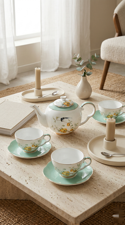 Tranquil Grove Tea Set