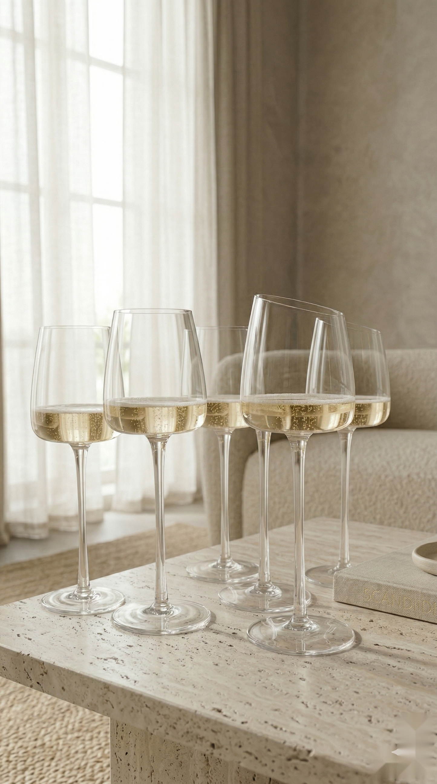 The Angular Champagne Flute