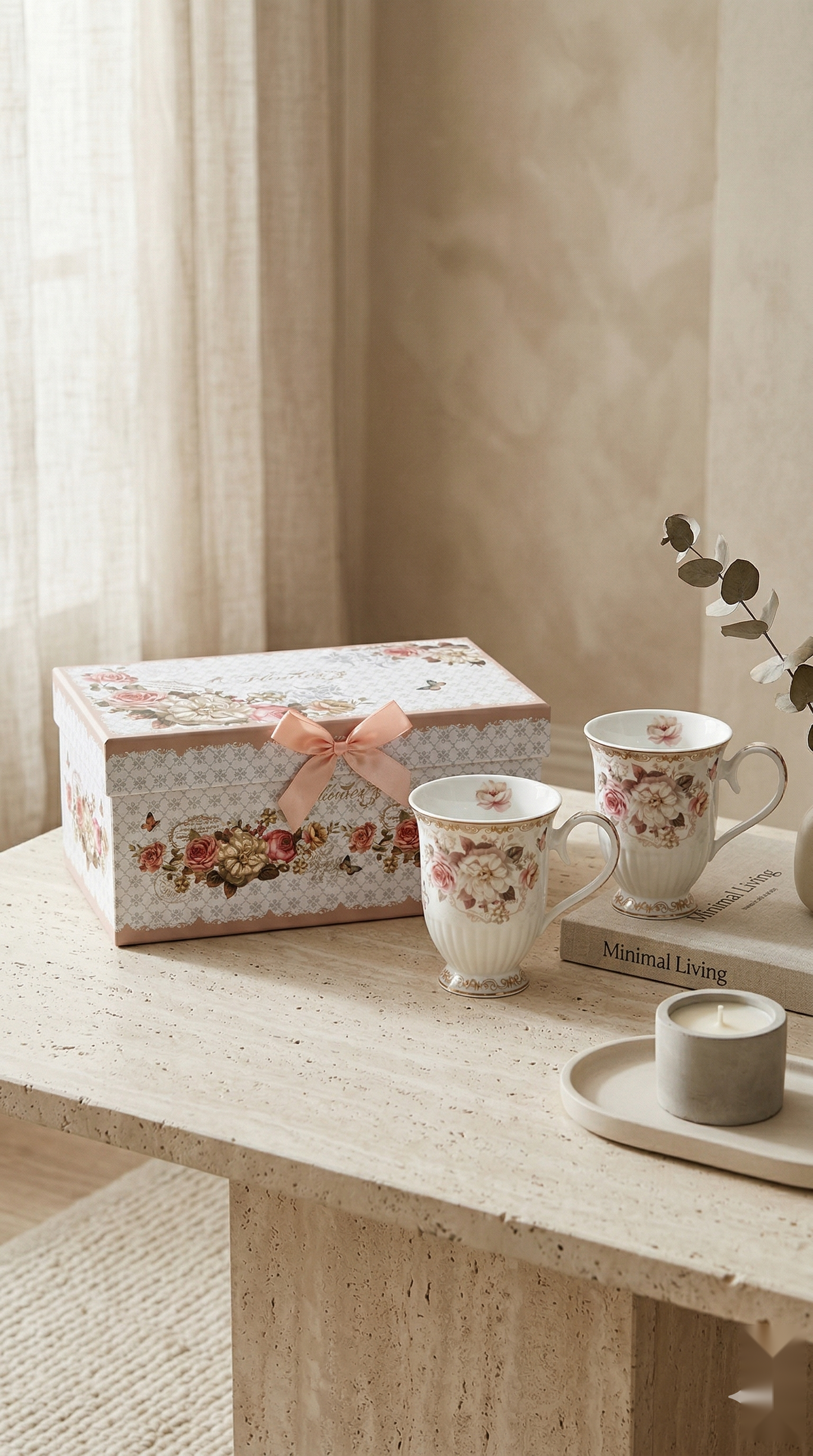 Vintage Blossom Mugs
