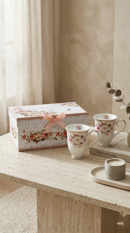 Vintage Blossom Mugs