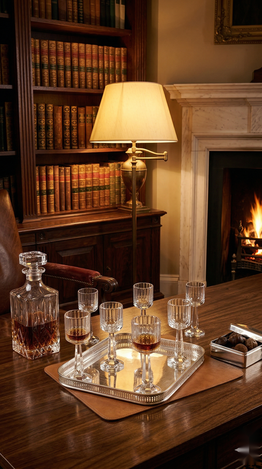 Empire Fluted short Stemware Set