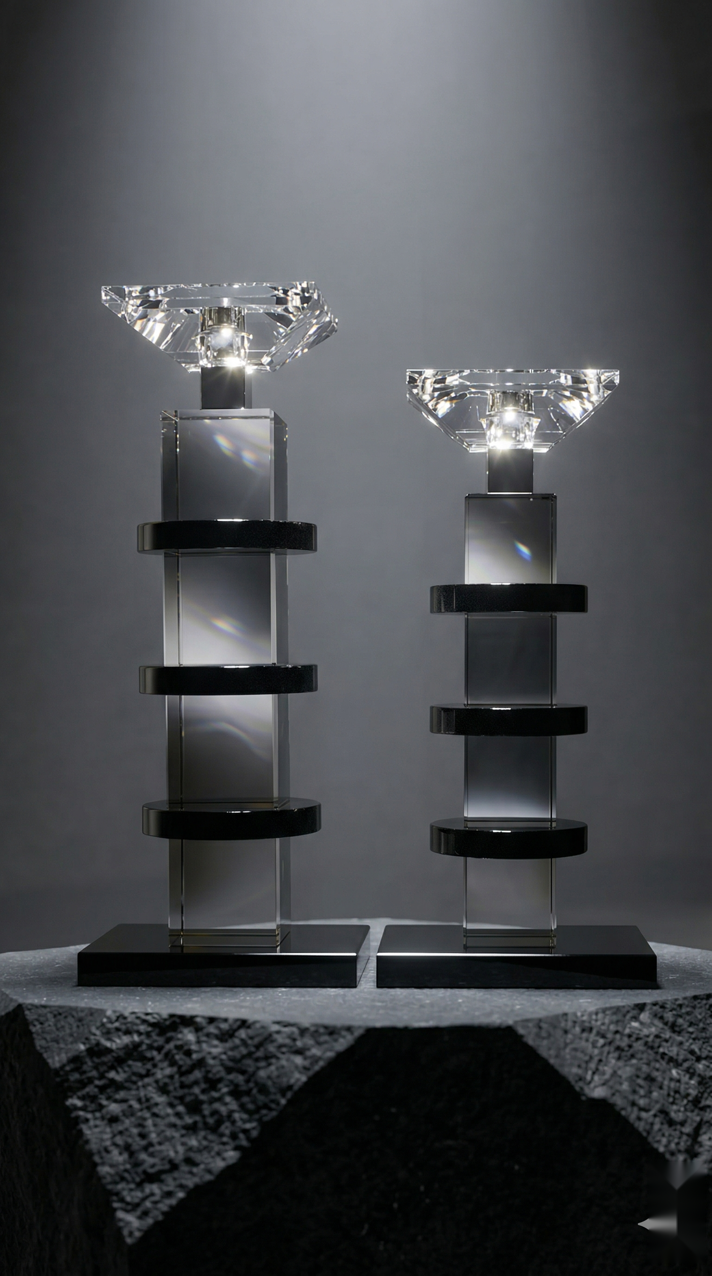 Ascendant Crystal Pillars