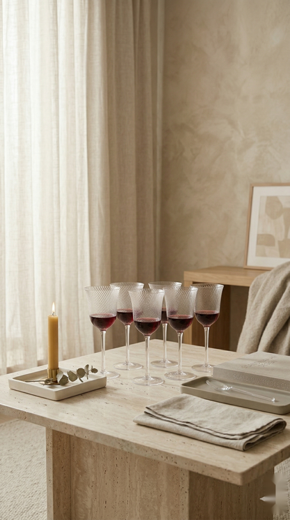The Aria Optic Wine Glass Set