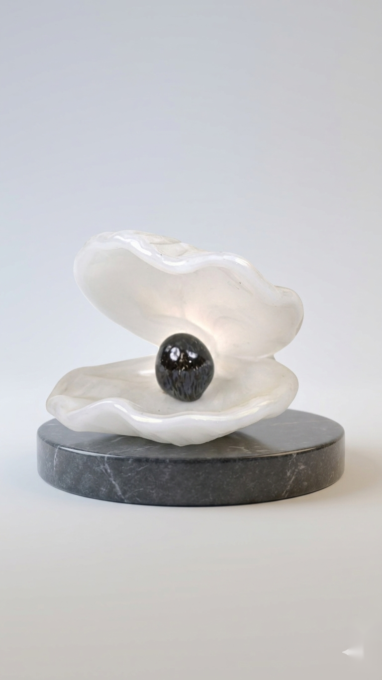 The Obsidian Pearl Shell Sculpture