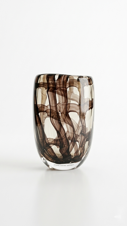Amber Lattice Vase