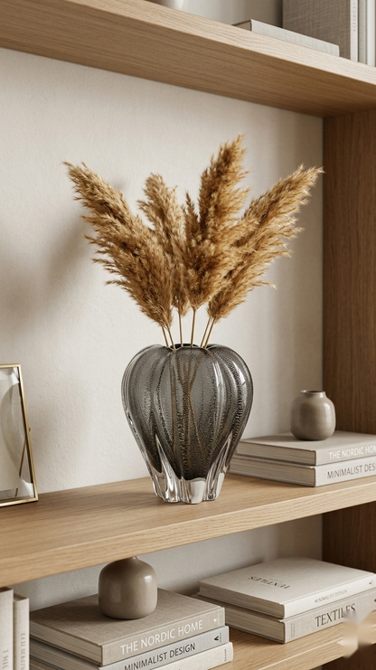 Sculpted Veil Vase