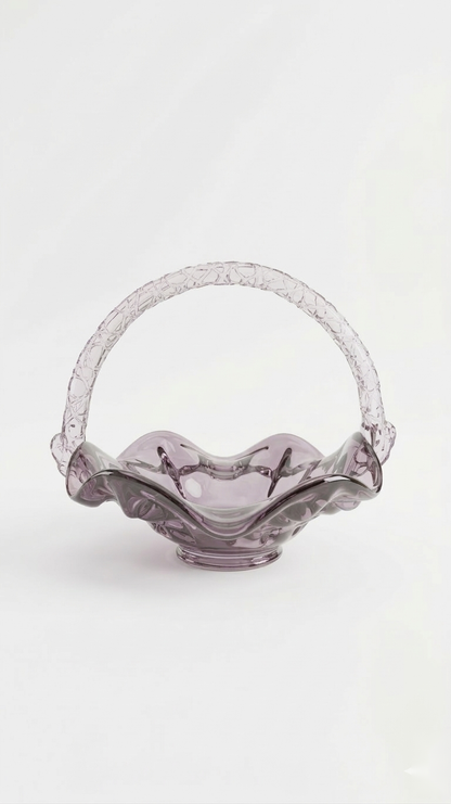 Lumina Noir Crystal Basket