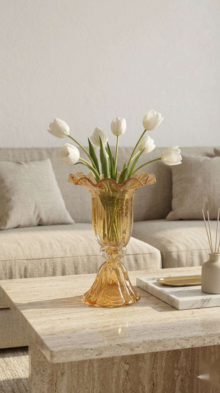 Luminous Crest Vase