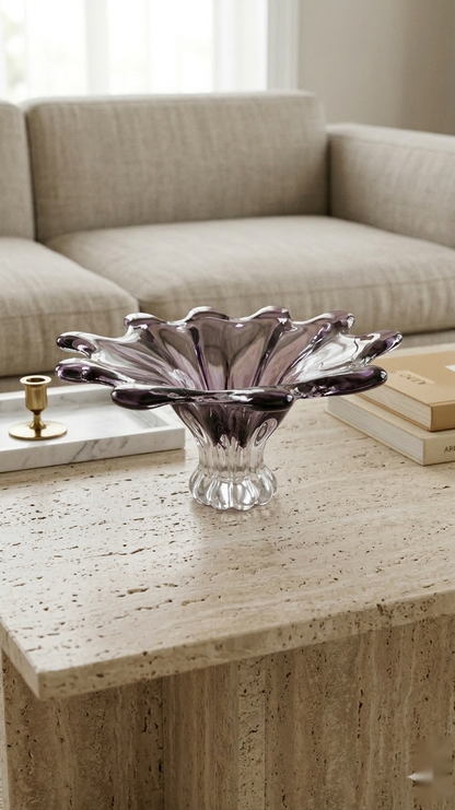Linear Amethyst Bowl