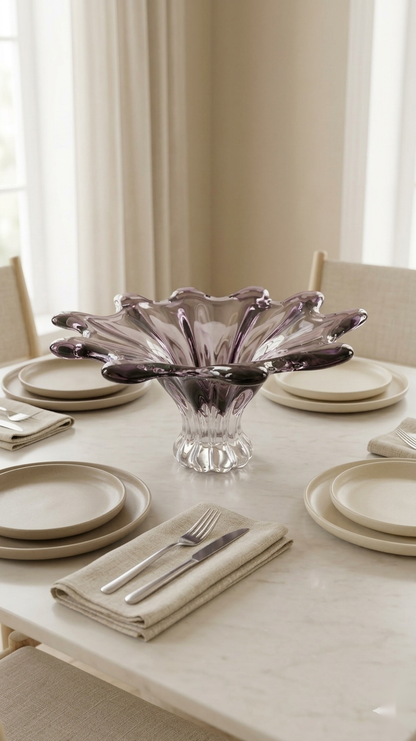 Linear Amethyst Bowl