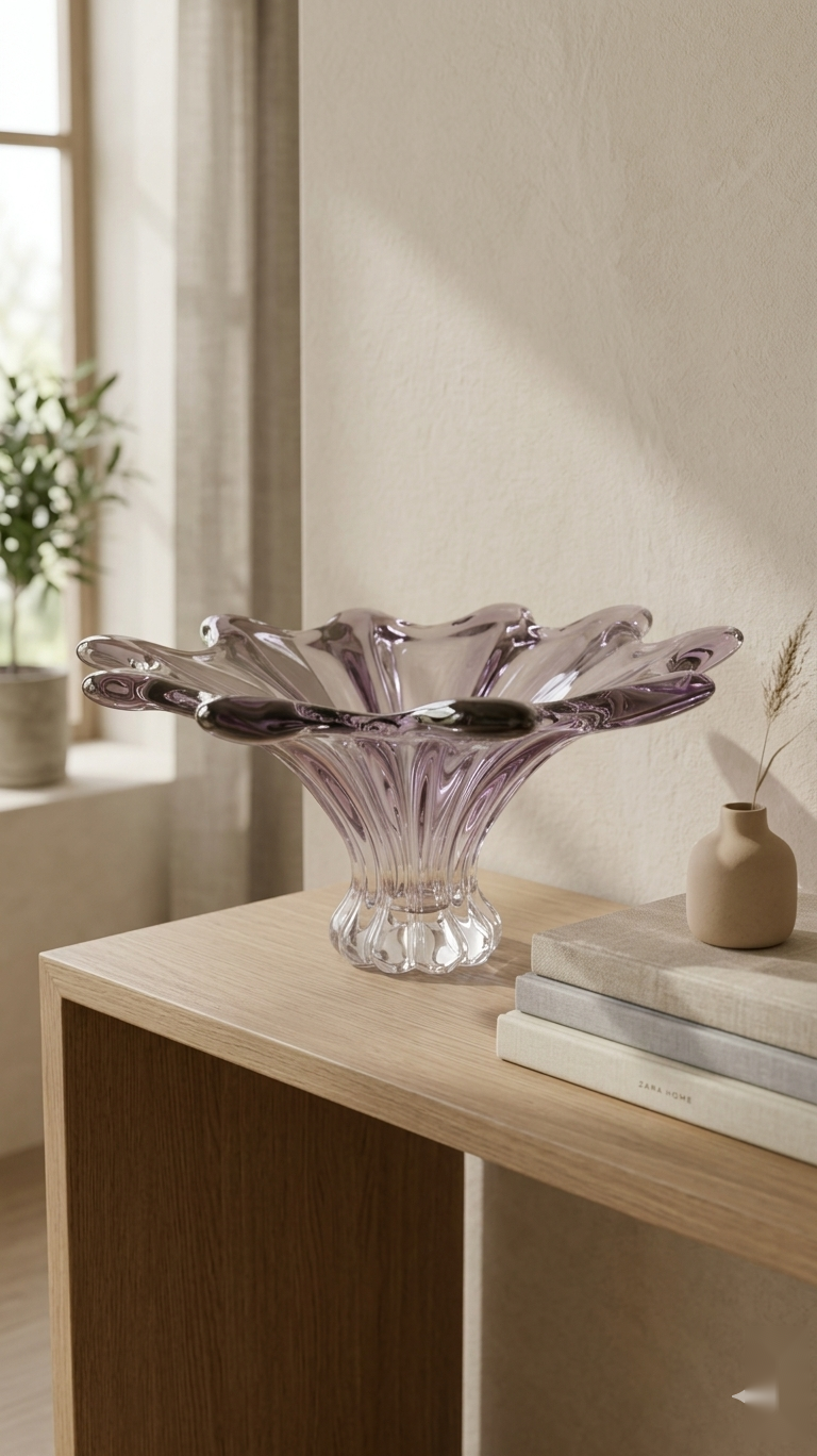 Linear Amethyst Bowl