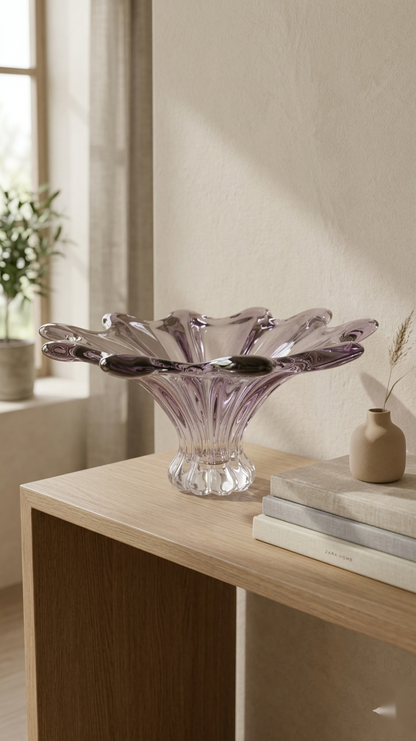 Linear Amethyst Bowl