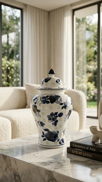The Empress Indigo Vase