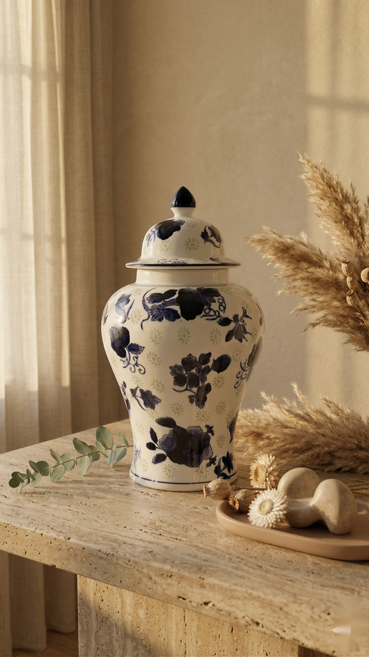 The Empress Indigo Vase
