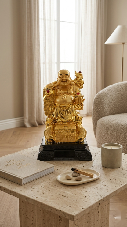 Golden Wealth Buddha