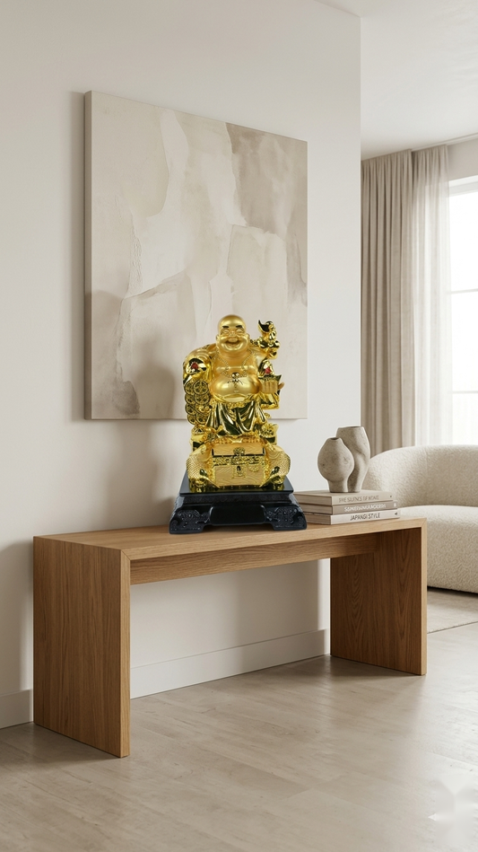 Golden Wealth Buddha