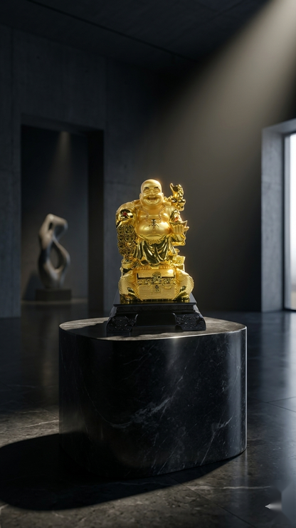 Golden Wealth Buddha