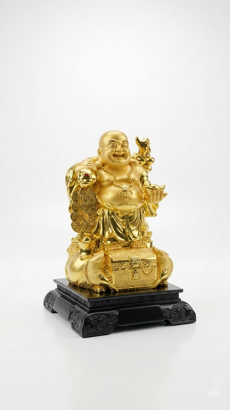 Golden Wealth Buddha