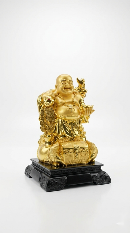 Golden Wealth Buddha
