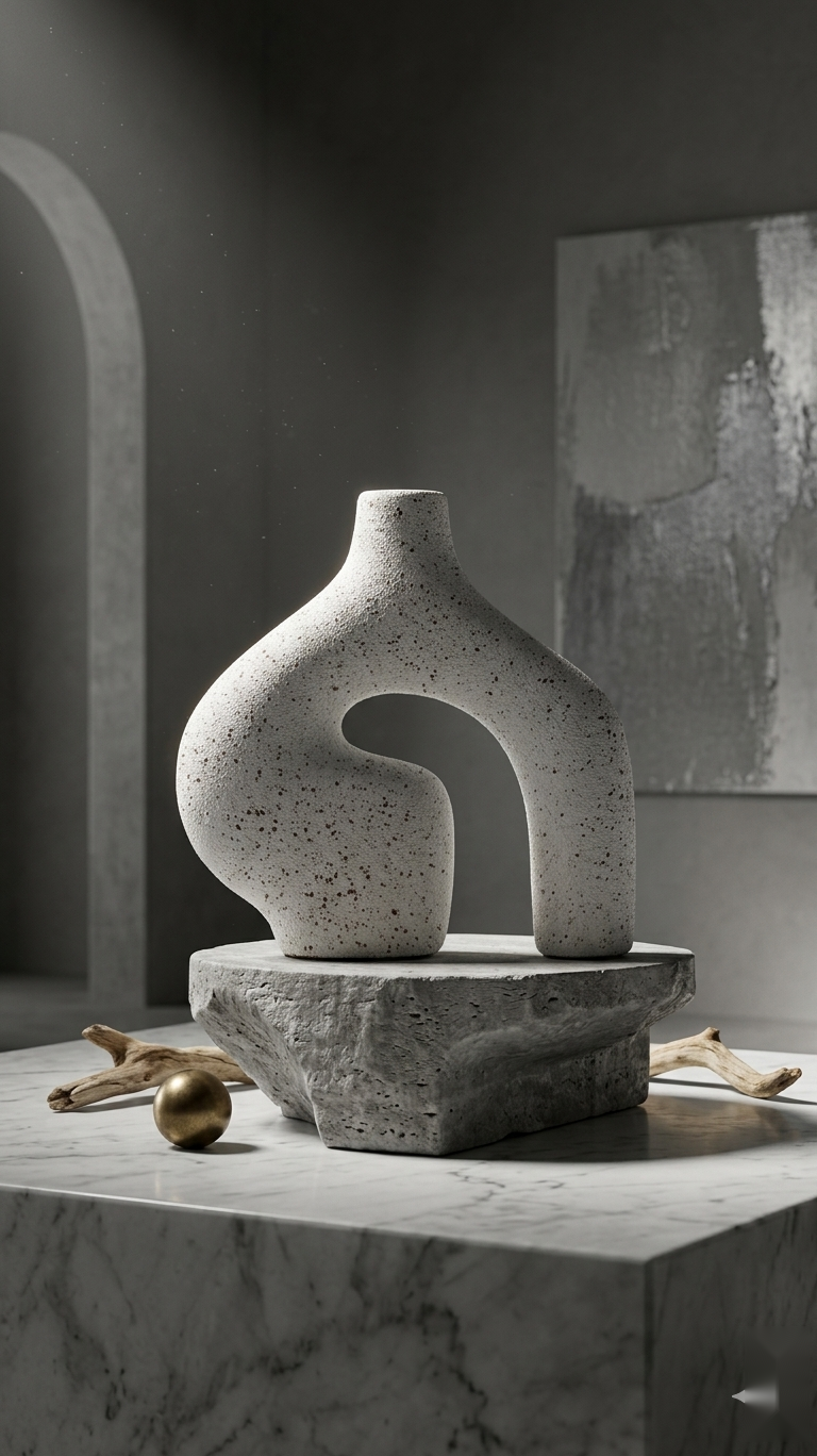 Auralis Arc Sculptural Vase