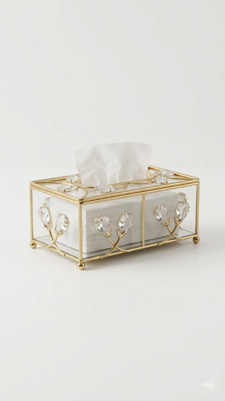 Crystal Grove Tissue Box