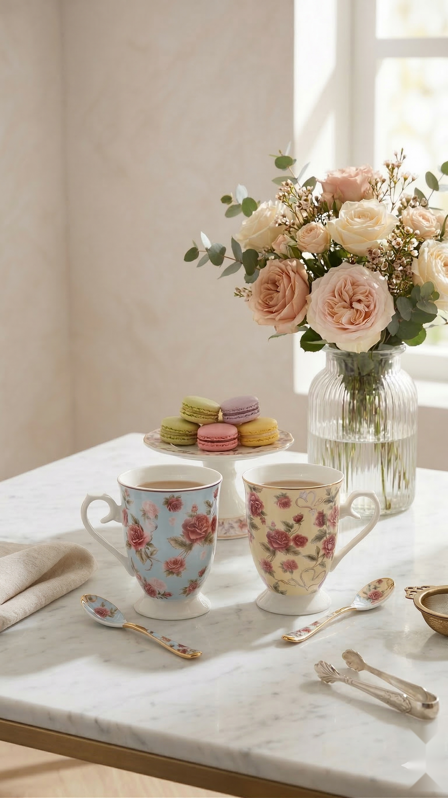 Vintage Bloom Tea Set