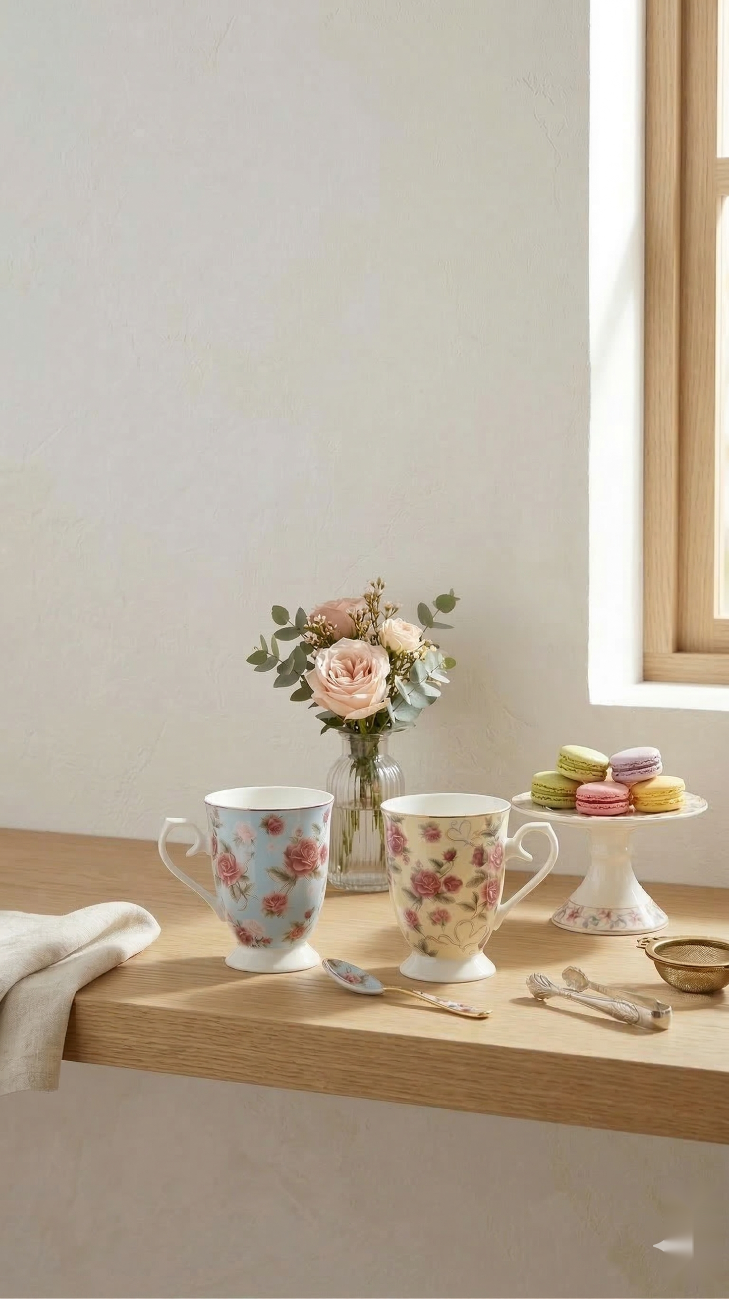 Vintage Bloom Tea Set