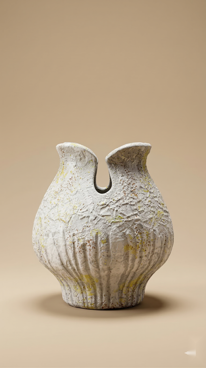 Crimson Bloom Vase