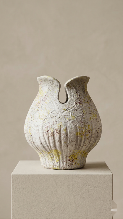 Crimson Bloom Vase