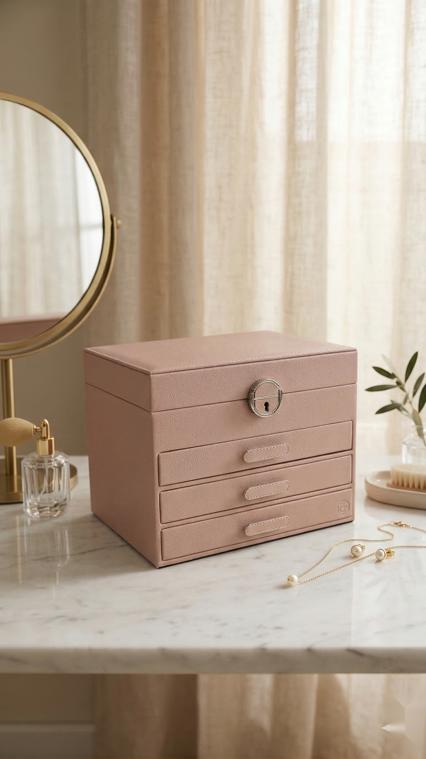 Aura Triple Jewelry Vanity