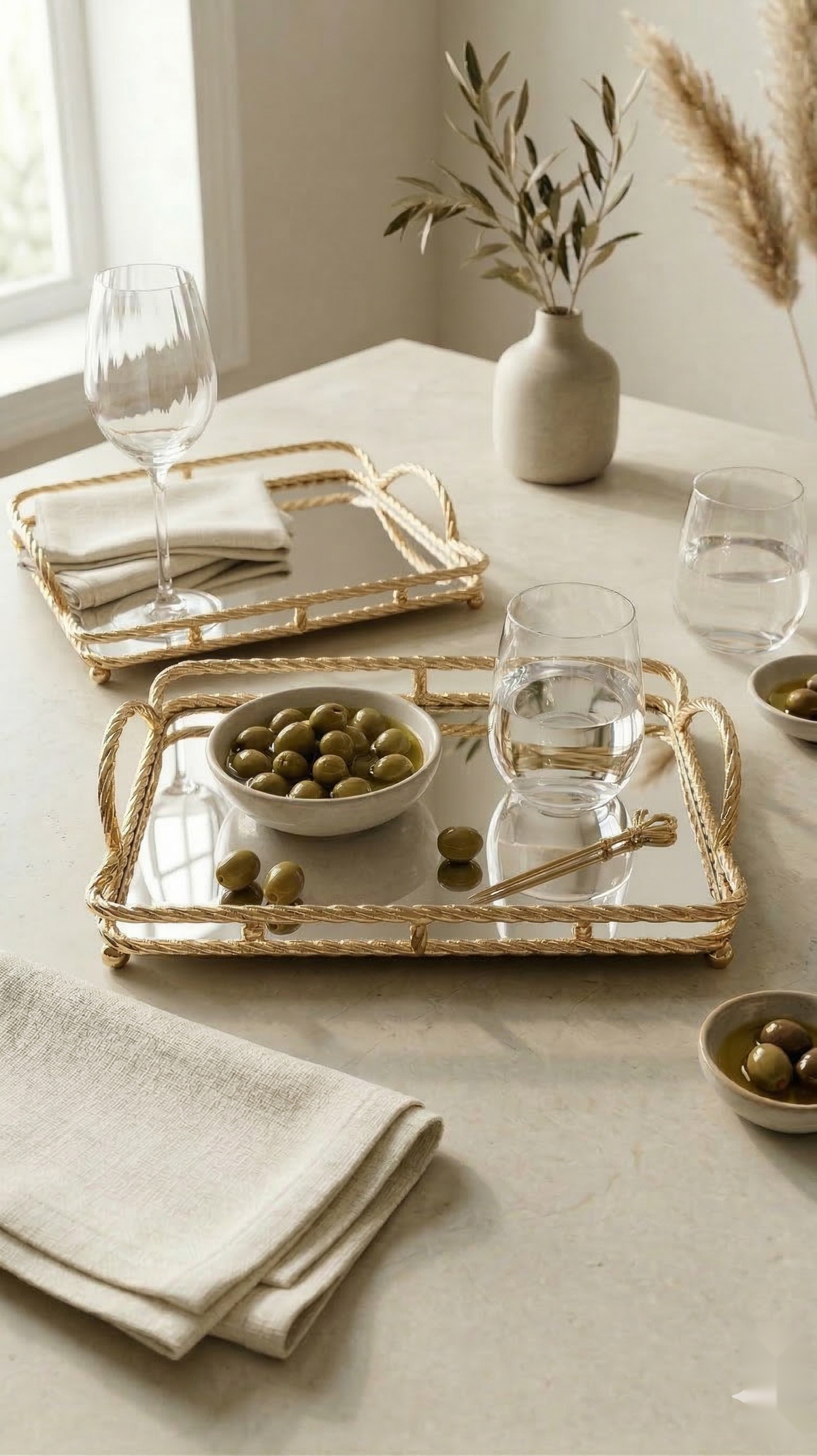 Classic Chrome Nested Trays