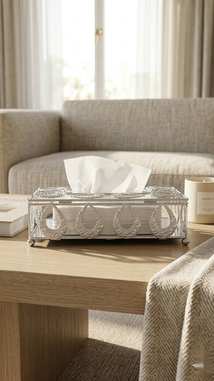 Oval Petal Tissue Box