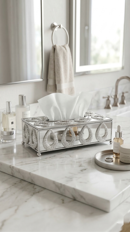 Oval Petal Tissue Box