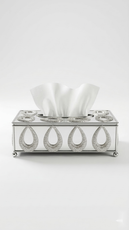 Oval Petal Tissue Box