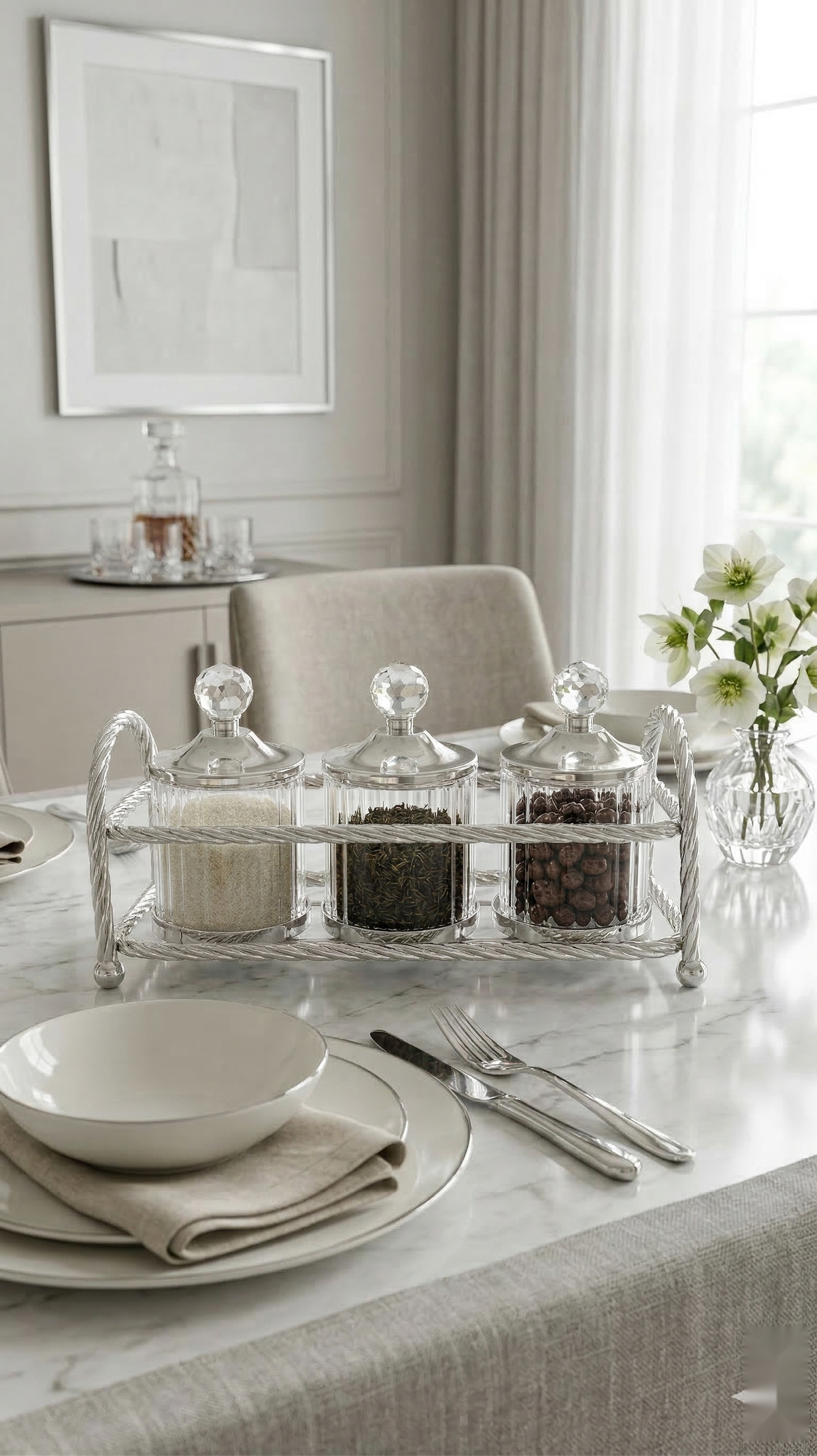 Fluted Canister Set