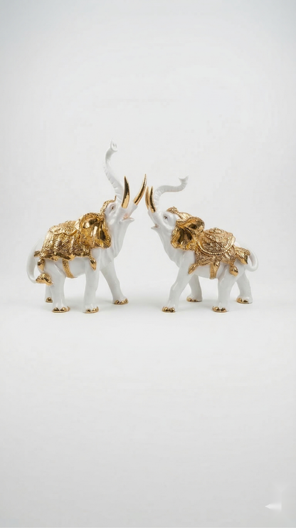 Evergold Elephant Pair