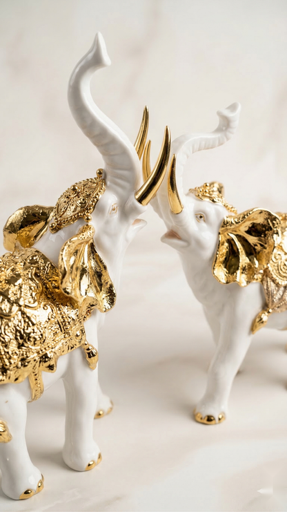 Evergold Elephant Pair
