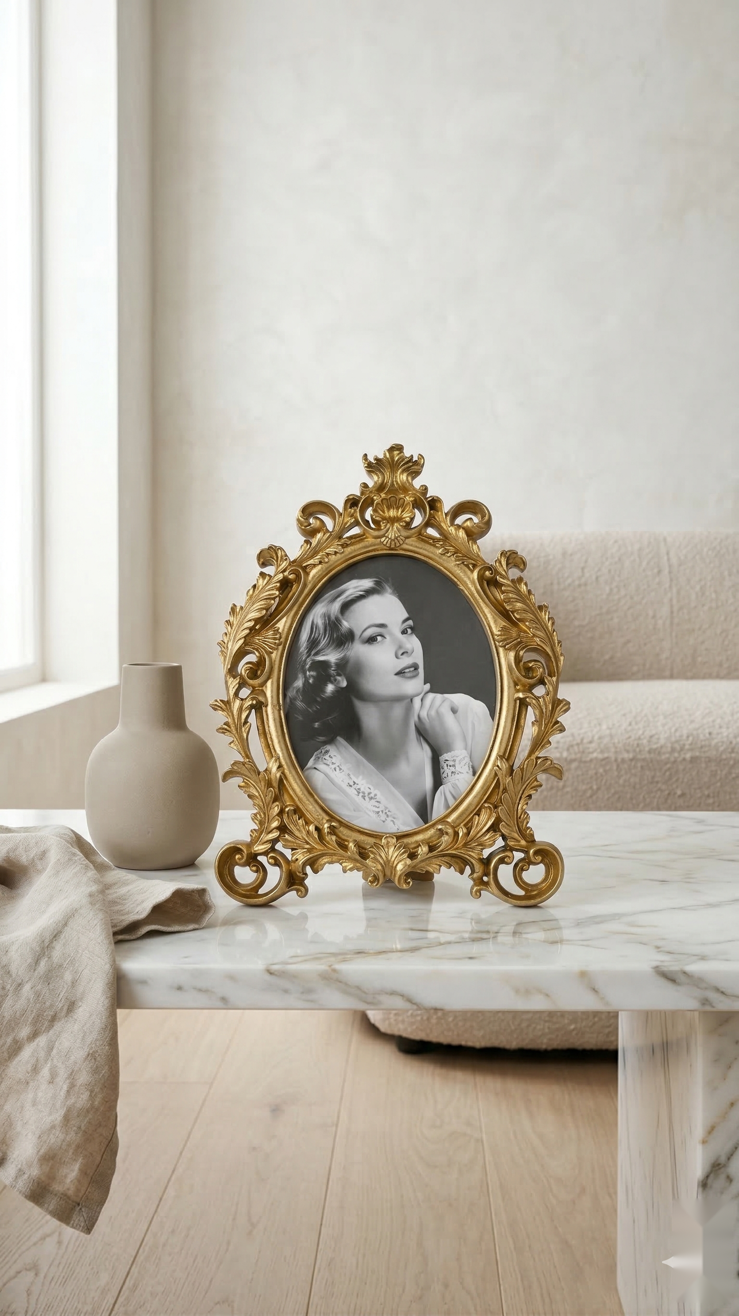 Heritage Oval Photo Frame 6 X 8