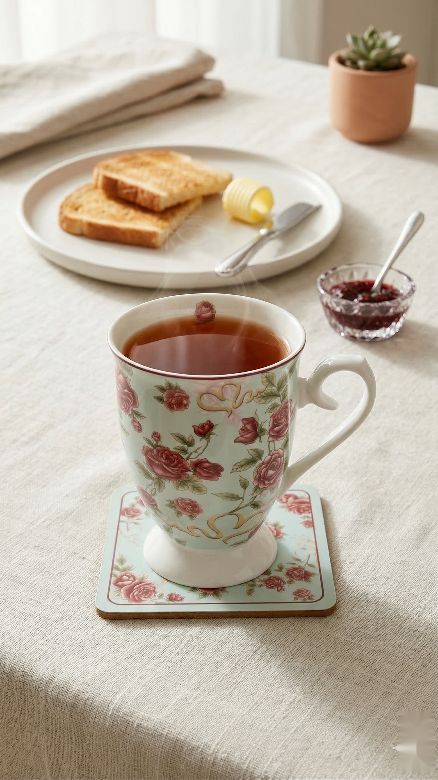 Heritage Footed Mug Set