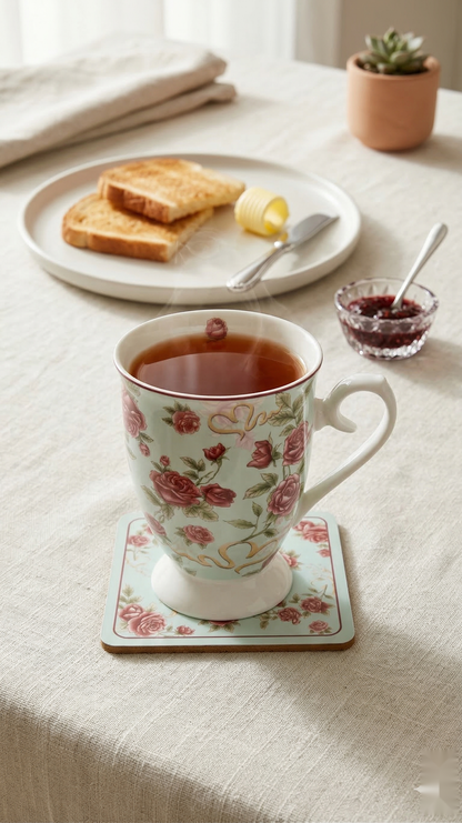 Heritage Footed Mug Set