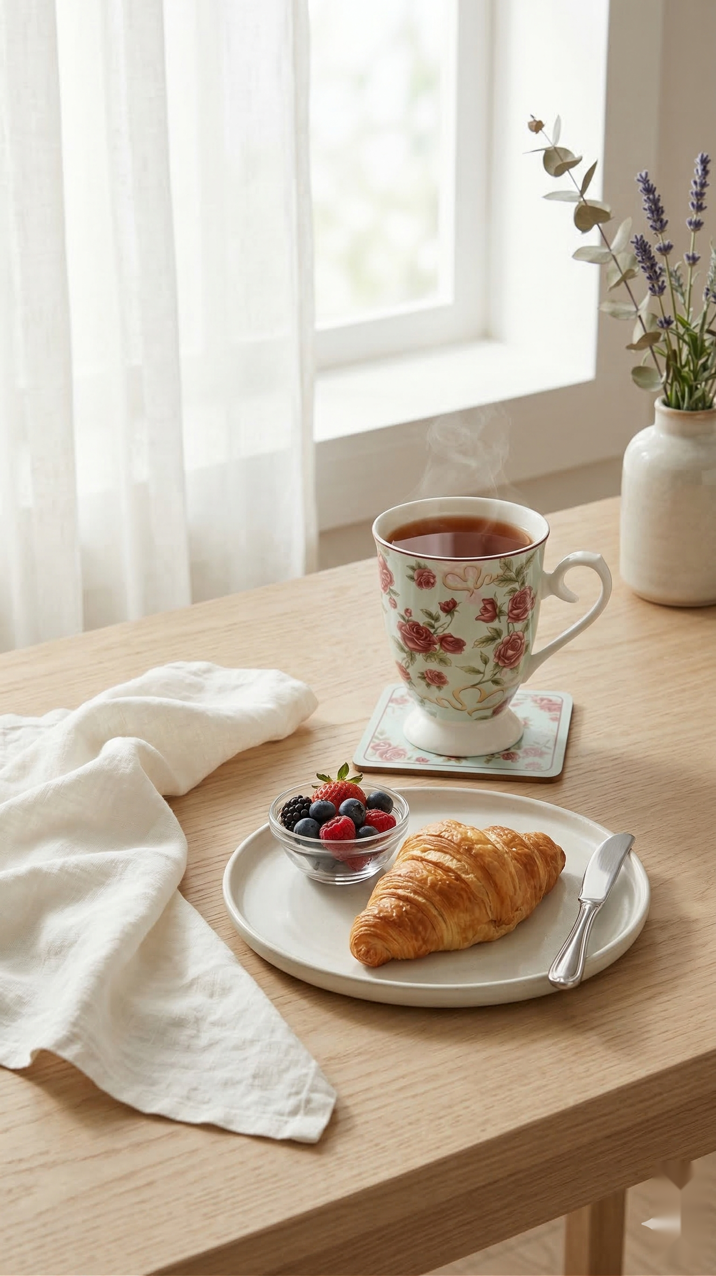 Heritage Footed Mug Set