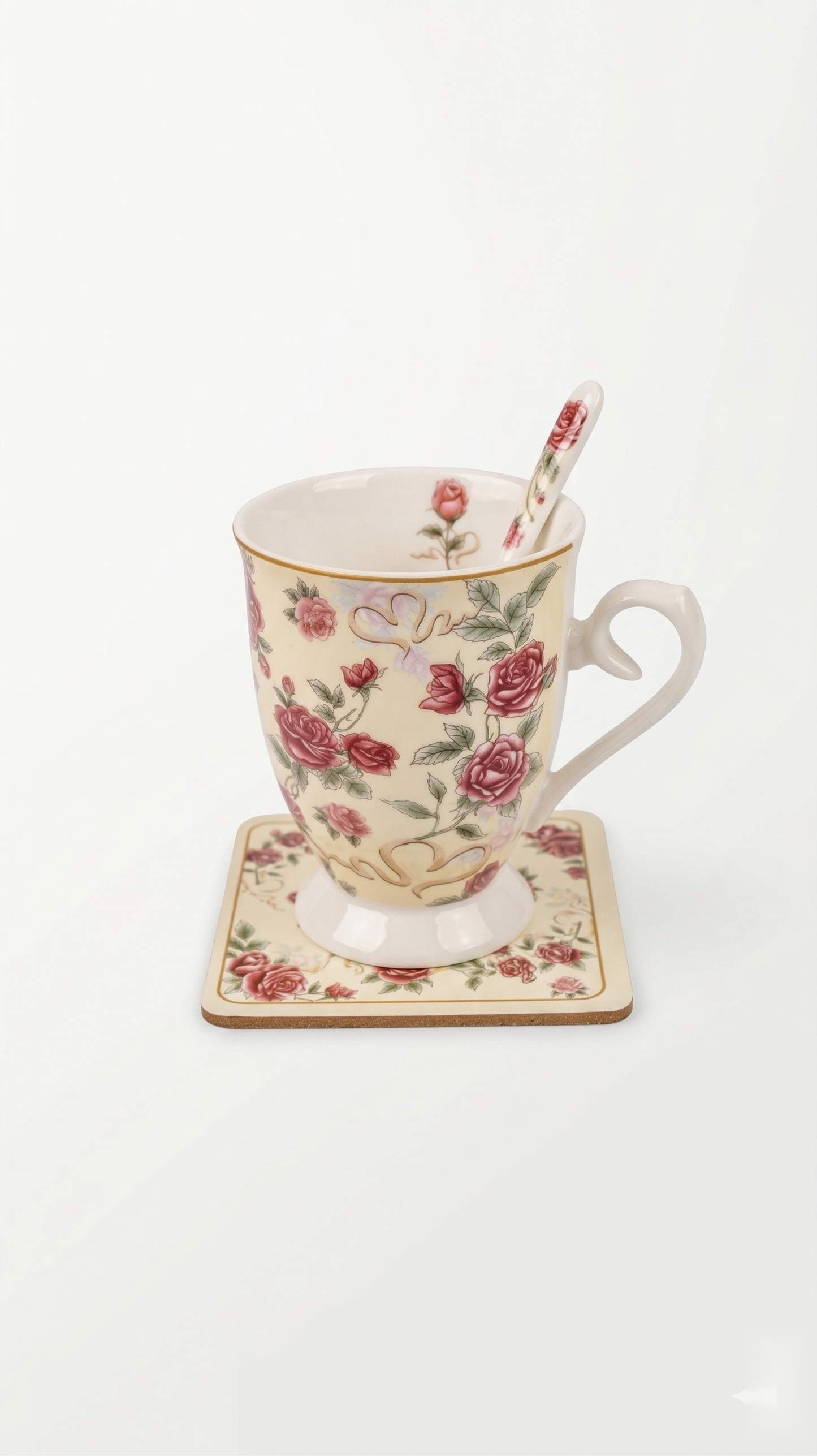Rosabella Footed Mug Set