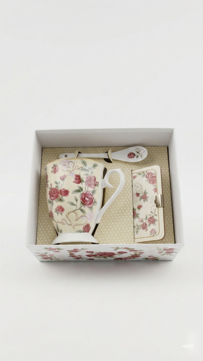 Rosabella Footed Mug Set
