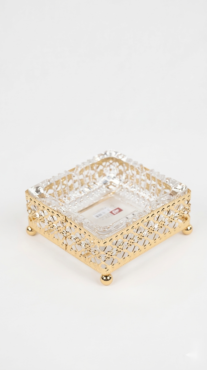 Gold Lattice Ashtray