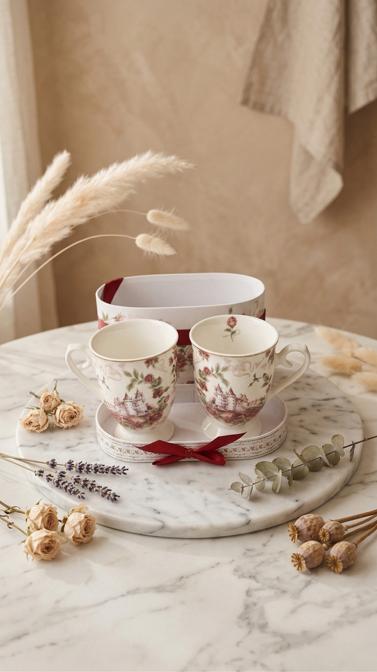 Rose Flora Mugs