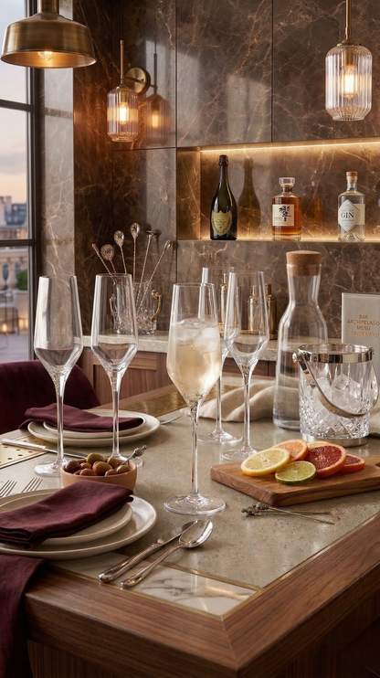 Soleil Champagne Flute Set