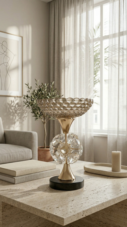 Astraeus Crystal Gold Centerpiece