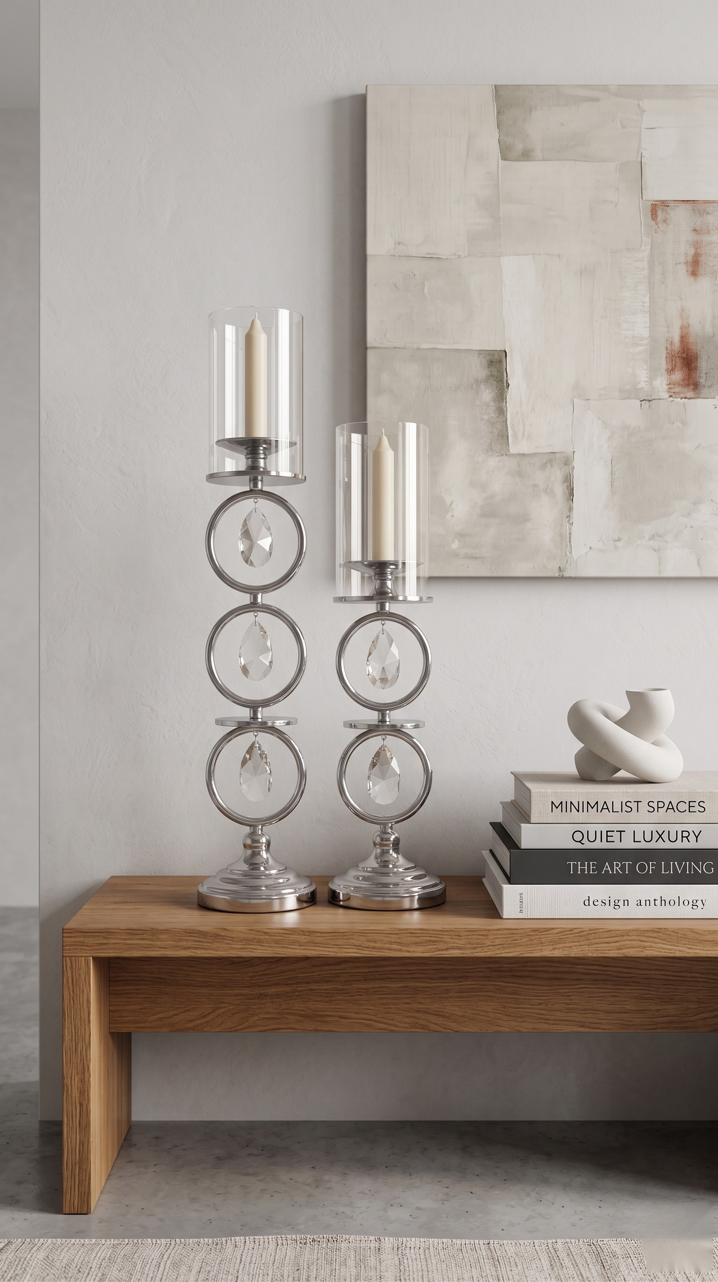 The Crystal Solstice Candle Pillars